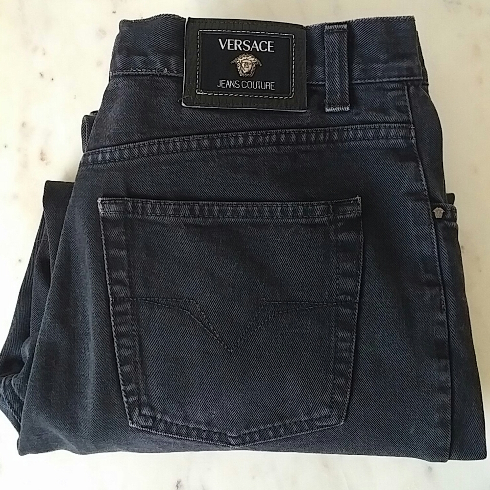 VERSACE - Versace Jeans Couture black denim